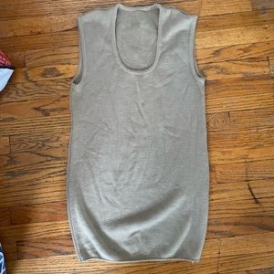 High Quality Beige Knit Tank